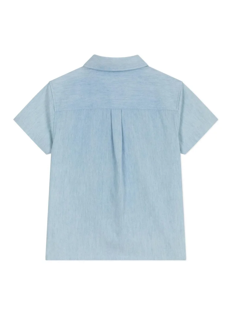 Petit Bateau Children's short-sleeved cotton shirt
